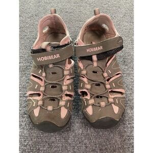Hobibear Closed Toe‎ Water outdoor sandals big kids size 4 Pink Grey